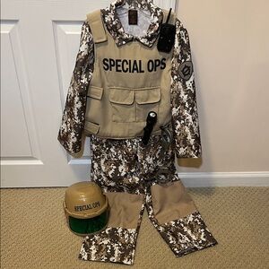 Kids Special Ops Costume - Camouflage and Tan